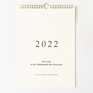 Kalender für das Jahr 2022