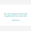 Rudolf Steiner - Zur Liebe zwingt das Leben nicht
